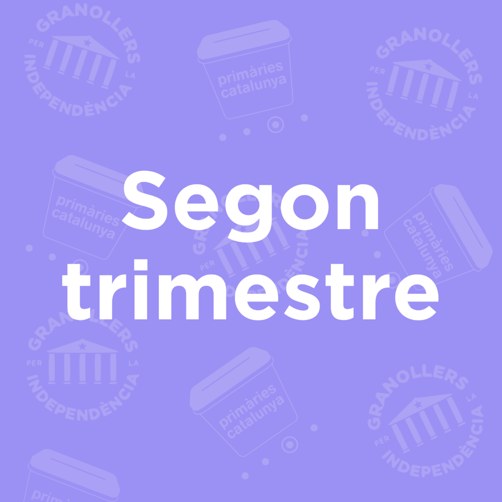 Memòria segon trimestre